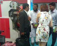 外商JAM参观BOSERL齿轮减速电机